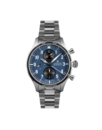 NAV.B-CHRONO 42 CLASSIC A-TYPE BLUE Fliegeruhr mit außergewöhnlichem Ziffernblatt | Steinhart Watches 