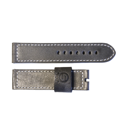 Lederband vintage grau für Apollon Größe L