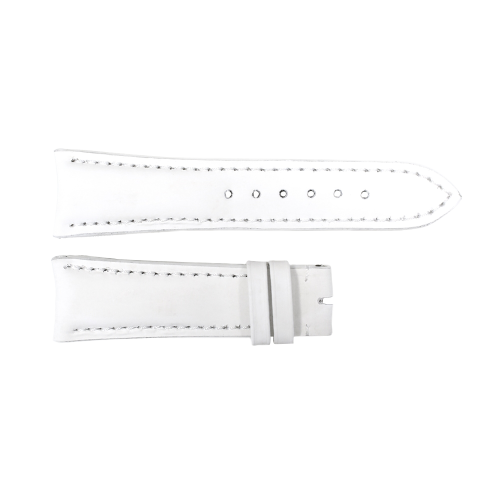 Kautschuklederband Weiß mit weißer Naht für Ocean 2, Größe XS
