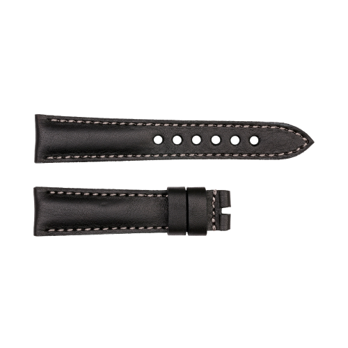 Lederband schwarz für Flight Timer Black Größe L