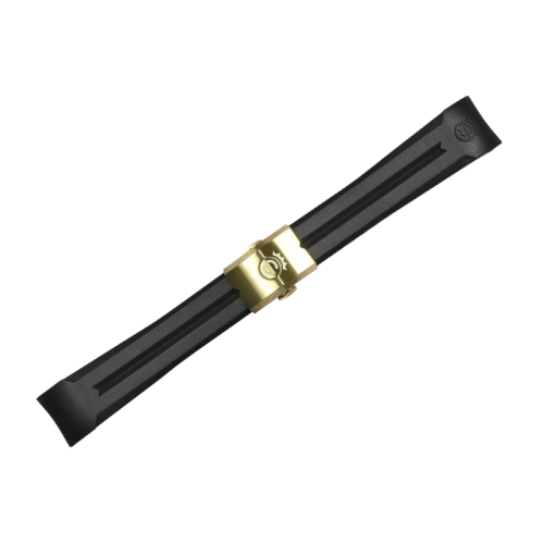 Kautschukband 22 mm für Ocean 42 und 44 mit Schließe bronze