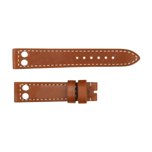 Lederband braun mit Nieten Größe L