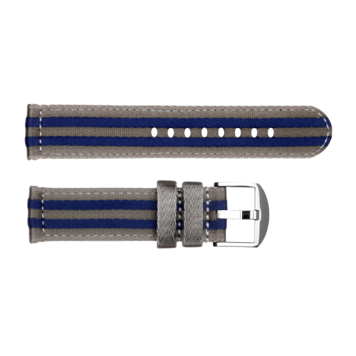 Natoband grau/blau