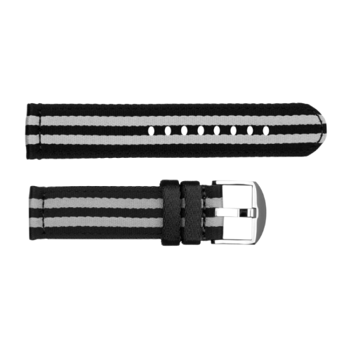 Natoband schwarz/grau