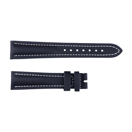 Lederband blau 20x16 Mondphase Größe S