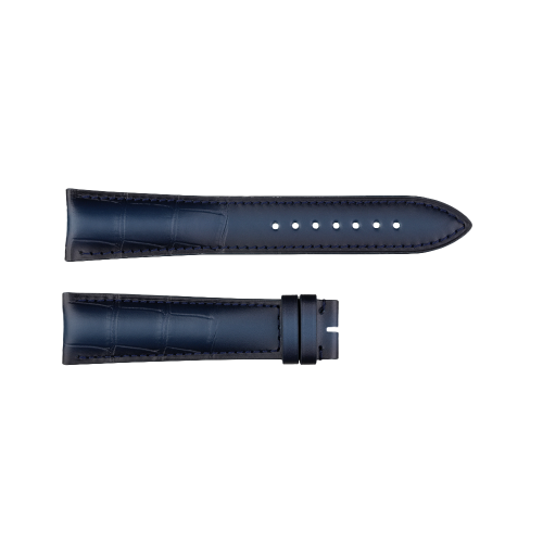 Lederband blau für Barrique Classique Größe M