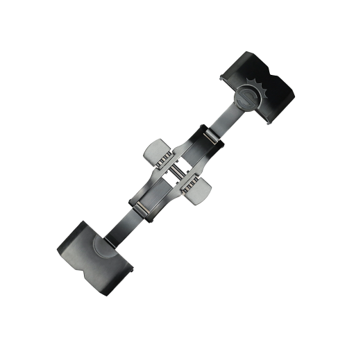 Faltschließe black pvd 22 mm für Kautschukband  