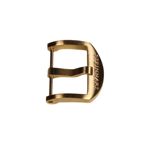 OEM Schließe 22mm Bronze satiniert mit Logo