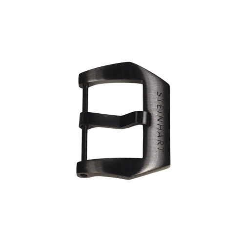 PRE-V Schließe  22 mm schwarz pvd mit Logo