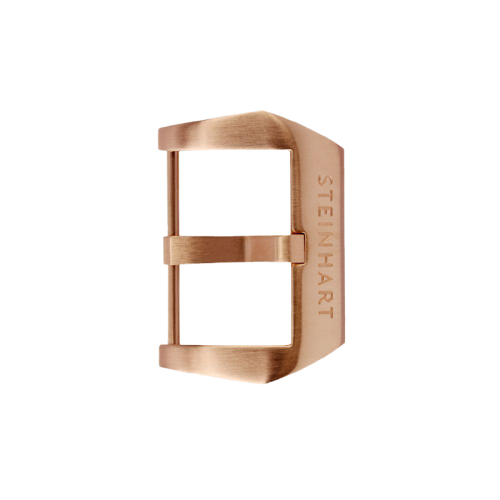 PRE-V Schließe pink gold satiniert 24 mm mit Logo