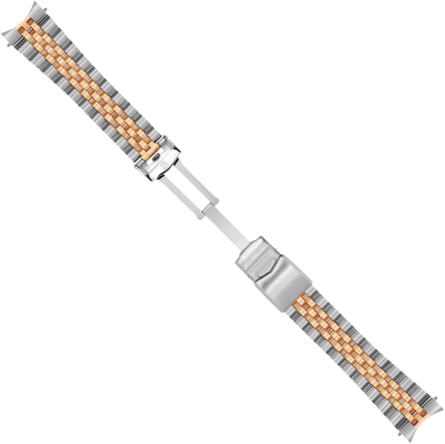 Stahlband für Ocean 39 bicolor 20x16 5-reihig satiniert inkl. Bandanstöße 
